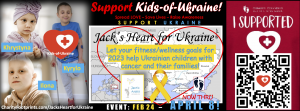 Jack's Heart for Ukraine Fundraiser with Charity Footprints