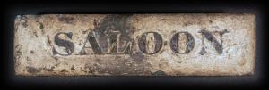 This saloon sign from the fabled “Ship of Gold,” the S.S. Central America that sank during a hurricane off the North Carolina coast in 1857, brought $13,200 in the March 2023 auction conducted by Holabird Western Americana Collections. (Photo credit: Hola