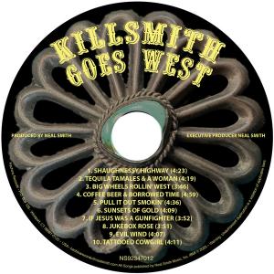 Neal Smith - KillSmith Goes West CD Label