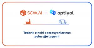 Optiyol ve SCW.AI, tedarik zinciri ve lojistik operasyonlarında uçtan uca tam görünürlük ve verimlilik elde etmek için birlikte çalışacak.