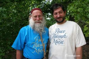 Dean Evenson (flute) and Volodymyr Solianyk (piano) spreading the message of: Peace Through Music