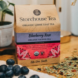 Blueberry Rose Yaupon Blend by Storehouse Tea  in Cleveland, Ohio