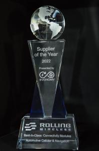 Rolling Wireless - Evonomy "Supplier of the Year" Award (2022)