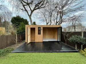 garden rooms are cheaper to own when compared to renting an office space