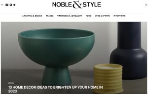 NOBLE & STYLE LUXURY LIFESTYLE MAGAZINE