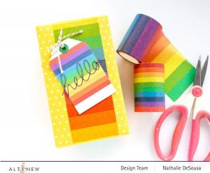 One of their most colorful washi tapes, Altenew's Block Rainbow Washi Tape is another crowd-favorite!