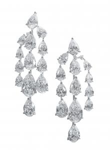 MOUSSAIEFF HIGH JEWELLERY DIAMOND EARRINGS