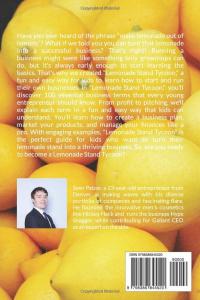 "Lemonade Stand Tycoon," Patzer aims to inspire young entrepreneurs and teach them the essential business terms and concepts they need to succeed. He believes in the importance of being ethical, treating everyone with respect, and giving back to the commu