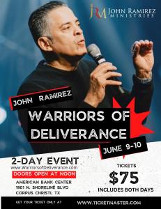 John Ramirez to Speak at Warriors of Deliverance