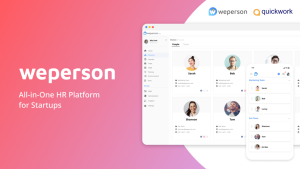 weperson and quickwork sign MoU for market growth.