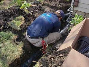 french drain installation services