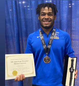 Allen University Wrestling All-American Michael Jackson