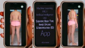 Machine Learning (ML)/Artificial Intelligence (AI) Scientific Body Type Image Upload & ID App Preview