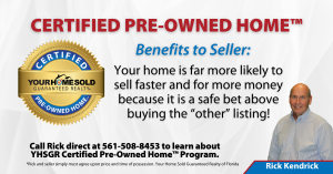 Your Home Sold Guaranteed Realty's Certified Pre-Owned Home™ Program