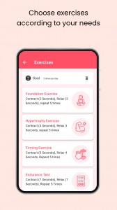 PelvicTron(tm) App by Google and Apple Kegel Exercises