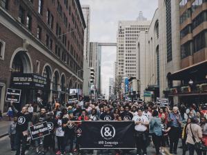The AND Campaign at the Martin Luther King March in Atlanta, GA