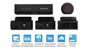 BlackVue DR770X Box with Front, Rear and Interior Cameras and Main Features