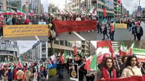 Yesterday, in Nowruz rally thousands of Iranians held a large rally and demonstration in Brussels, simultaneous with the upcoming meeting of the E.U. Foreign Affairs Council. They Called for Proscribing IRGC and Decisive European Policy on Iran.