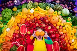 rainbow of fruits and vegetables