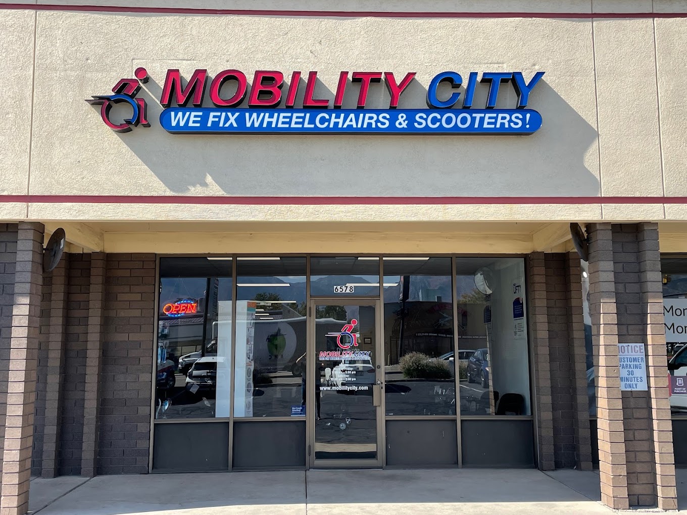 Mobility City of Salt Lake City showroom: 6578 South State St,Murray, UT 84107