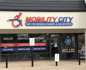 Storefront photo of Mobility City Oklahoma City located at: 12316 N May Ave, Suite A, Oklahoma City, OK 73120