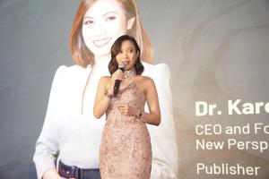 Dr. Karen Remo, CEO & Founder of New Perspective Media Group during her opening message