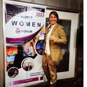 Keynote Speaker for World Women Forum  2023, Paris, France - Kristen Thomasino, 22x Author, Data Scientist, Global Humanitarian Severe Fibromyalgia Rehabilitation Patient