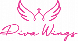 Diva Wings angel logo