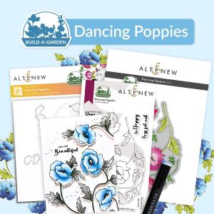 Add beautiful florals to your projects with the stunning stamps, stencils, and dies from this month's Build-A-Garden: Dancing Poppies!