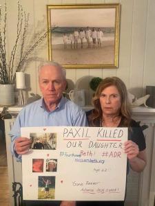 Jeff and Mary Ellen Winter increase akathisia awareness after their daughter, Beth, died within one week of starting Paxil. She was prescribed the drug for mild anxiety.