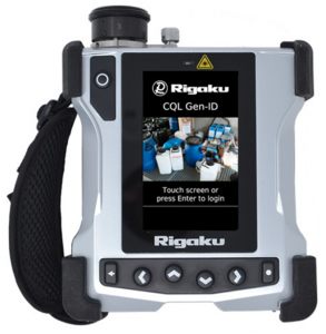 Rigaku CQL Gen-ID handheld 1064 nm Raman analyzer for the chemical analysis of common threats