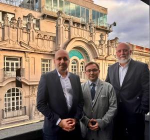 Sertan Aycicek, President IKAR Holdings, Mario Diel, CEO IKAR Holdings, Gökcenur Celebioglu, CEO TSP Group