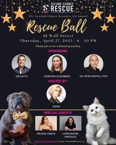 NYC Second Chance Rescue 3rd Annual Ball