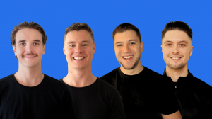Ryan White, Braden Dennis, Kevin Bojan and Adrian Iwanicki, co-founders of Stratosphere