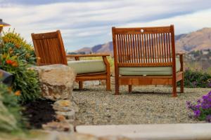 chairs in a small clearing
