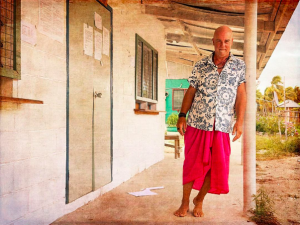 Marc English, an artist, author, and educator from Austin, TX, is on a two-month journey spanning Kiritimati. He is retracing the steps of his grandfather, Joe English, who was marooned on the island during the Spanish flu epidemic.