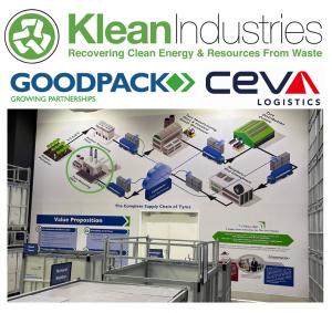 Klean Industries, CEVA Logistics and Goodpack execute MOU to develop a global solution for end-of-life tyre recycling.