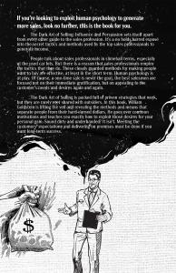 The Dark Art of Selling: Influence and Persuasion (Back Cover)