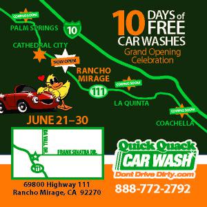 Free Car Washes for 10 Days