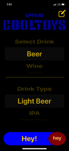 My Drink Order Screen Shot
