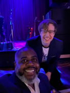 Musician Jordan Jenkins and Ivan D. Ray discussing his great performance