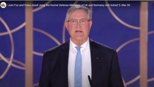Former German Defense Minister Hon. Jung stated that the Iranian Resistance stands for freedom, democracy, and human rights and rejects “any form of dictatorship, be it de Shah’s regime or the mullahs’ regime. No dictatorship should be successful in Iran.