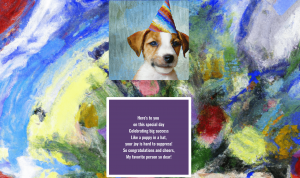 createacard.ai lets users generate a custom greeting card to send