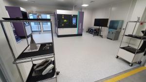 View from inside the AddUp Tooling Competence Centre