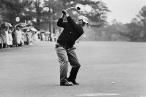 ROLEX TESTIMONEE JACK NICKLAUS PLAYING A SHOT AT THE 1963 MASTERS AT AUGUSTA NATIONAL GOLF CLUB