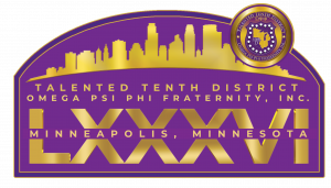 Talented Tenth District, Omega Psi Phi Fraternity, Inc. logo