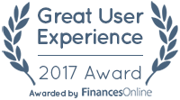User experience Award Financesonline