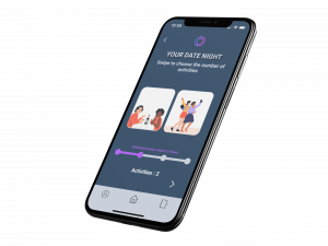 Date Night App Activity Count Selection Screen