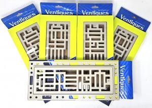 Flush mount metal vents