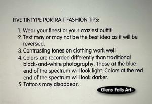 FIVE TIPS FOR YOUR TINTYPE SESSION WHAT TO WEAR